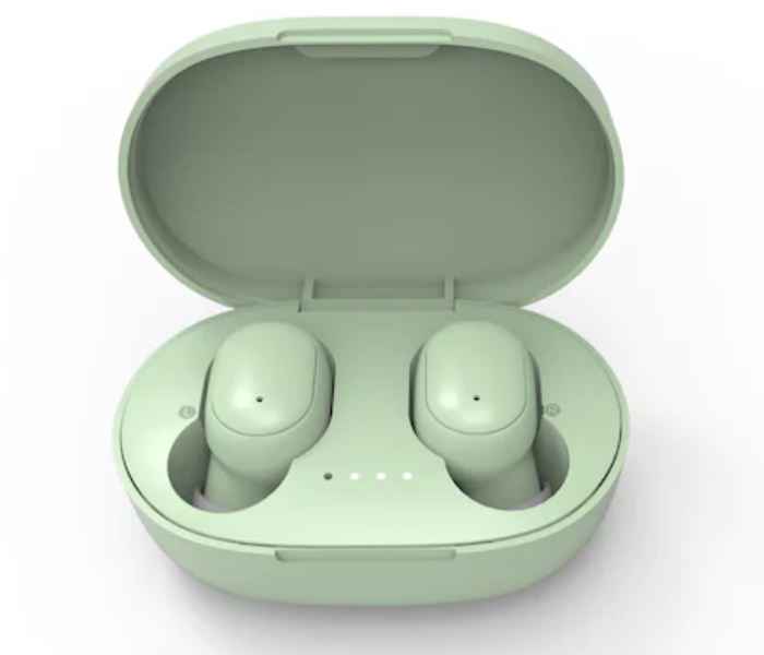 A6S Bluetooth 5.0 TWS Wireless Earphone with Noise Cancelling Mic - Green - Zoom Image