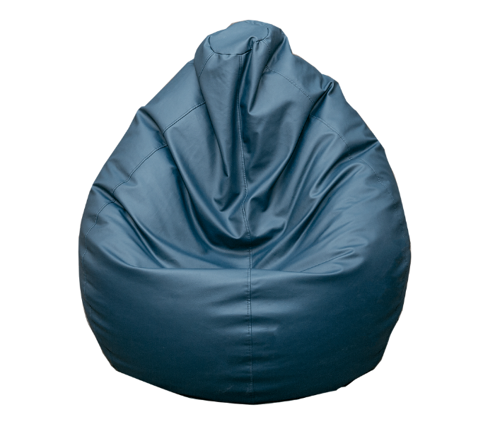 Lazy Panda EBLUEAXXL XXL Eco Leather Bean Bag - Blue - Zoom Image