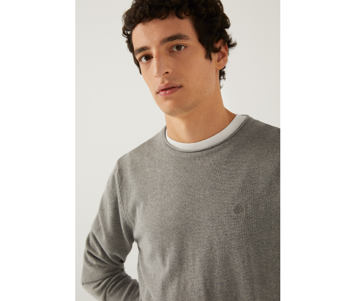 Springfield 140938746 Large Knitwear for Men - Grey - Zoom Image 3