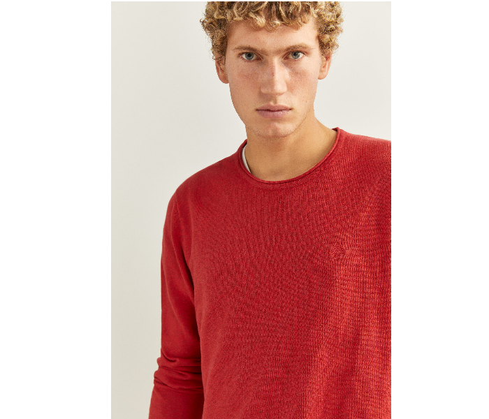 Springfield 140938762 Large Knitwear for Men - Red - Zoom Image 4