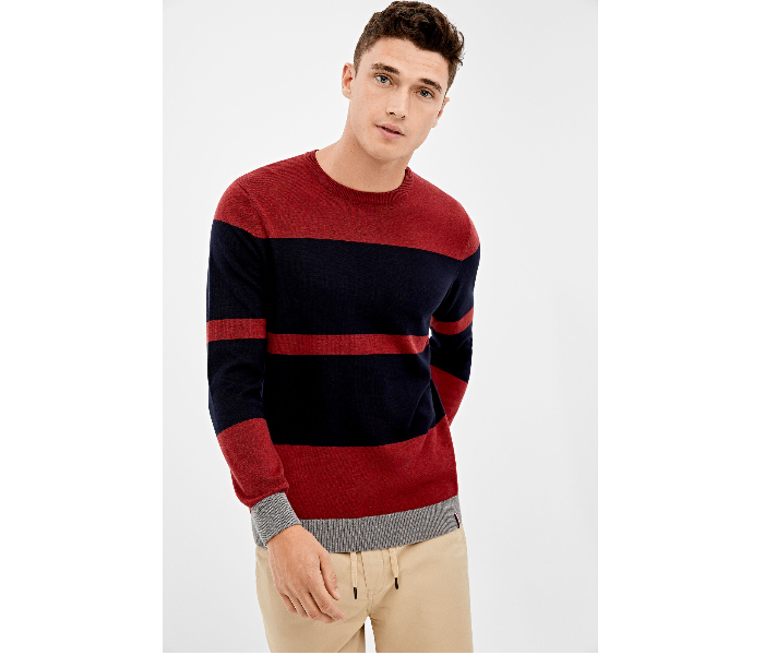 Springfield 140670160 XXL Knitted Jumper for Men - Red - Zoom Image 4