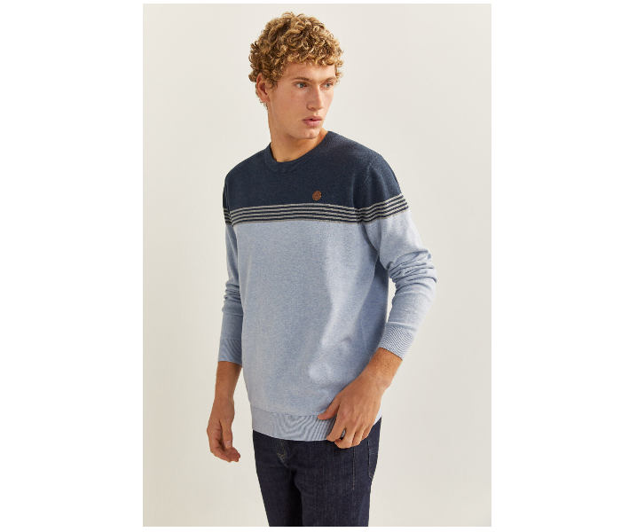 Springfield 141967611 Medium Knitwear for Men - Blue - Zoom Image 1