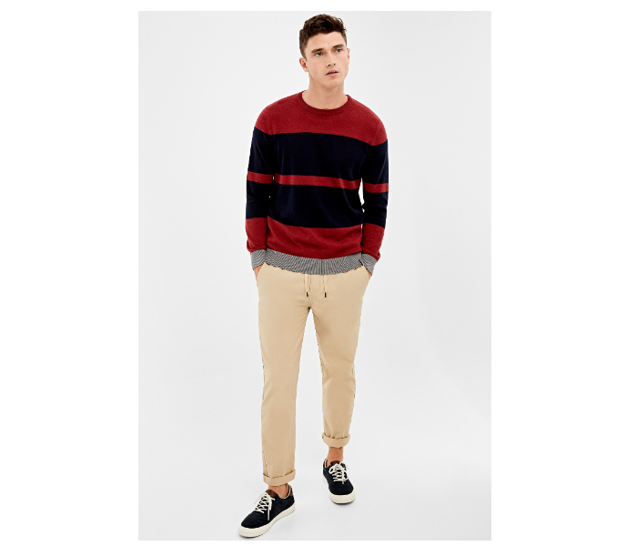 Springfield 140670160 Small Knitted Jumper for Men - Red - Zoom Image 1