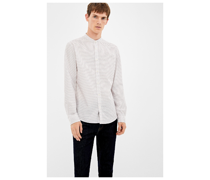 Springfield 150669299 Small Shirts for Men - White - Zoom Image 1