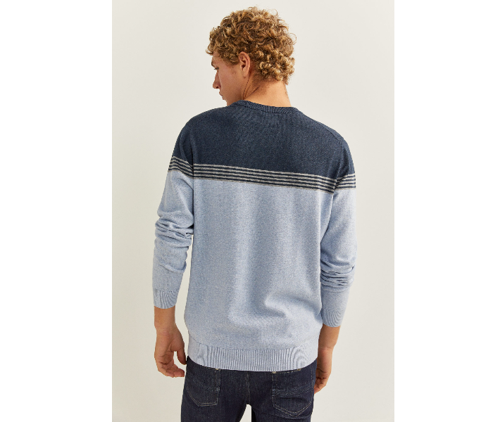 Springfield 141967611 Medium Knitwear for Men - Blue - Zoom Image 3