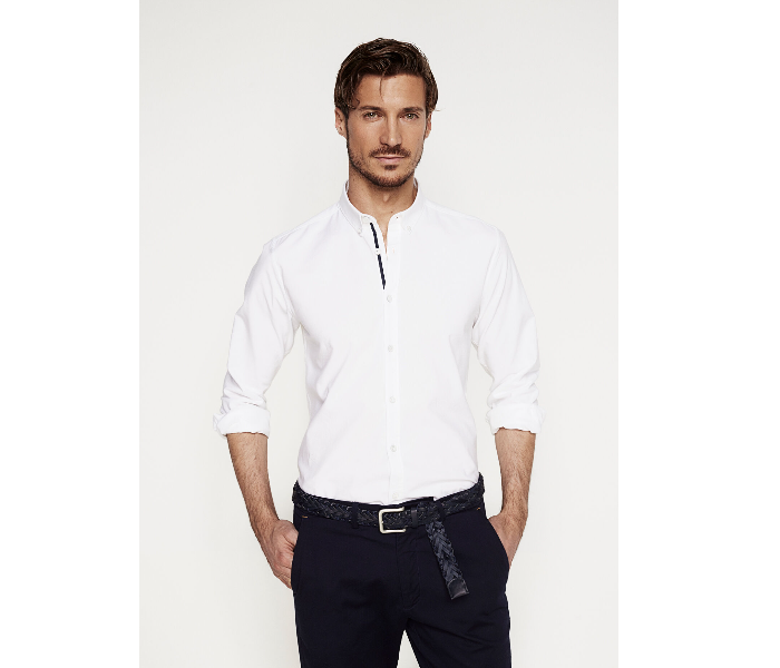 Springfield 150339199 XS Shirts For Men - White - Zoom Image 1