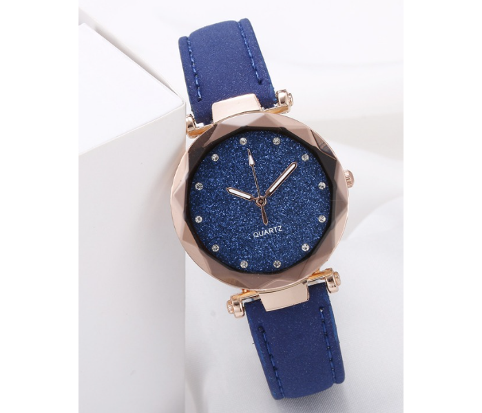 Starry Sky Luxury Wrist Strap Watch For Women - Blue - Zoom Image