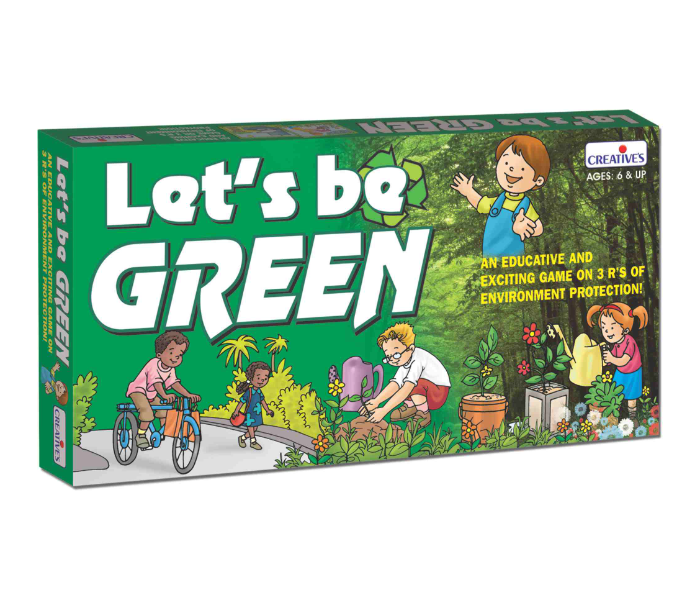 JMsouq Creative Educational CE01047 Lets Be Green Board Game for Kids - Zoom Image 1