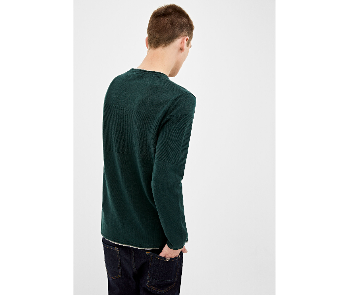 Springfield 140676021 Medium Knitted Jumper for Men - Green - Zoom Image 3