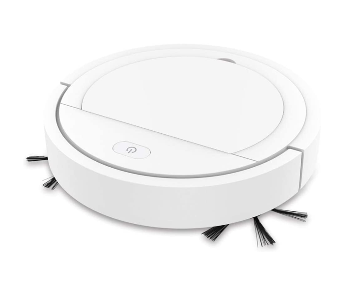 Mini Intelligent USB Rechargeable Dry Wet Sweeper Robot Vacuum Broom - White - Zoom Image 1