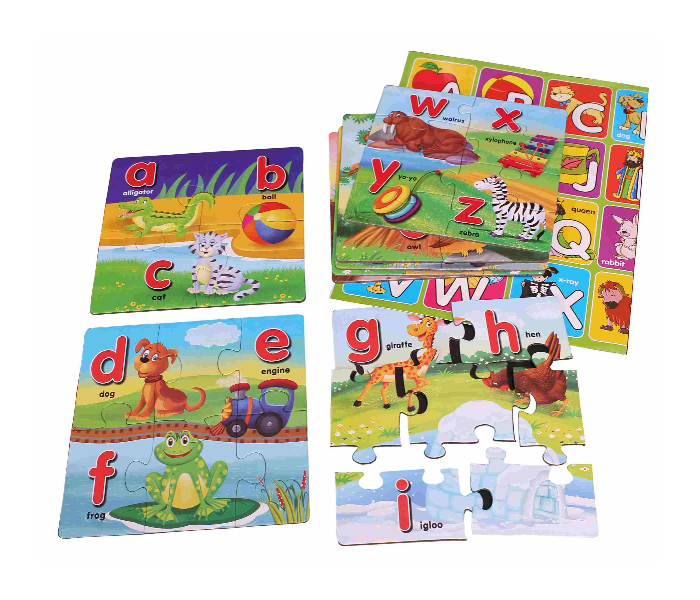 JMsouq Creative Educational CE00793 My Alphabet Puzzles A to Z Educational Game for Kids - Zoom Image 2