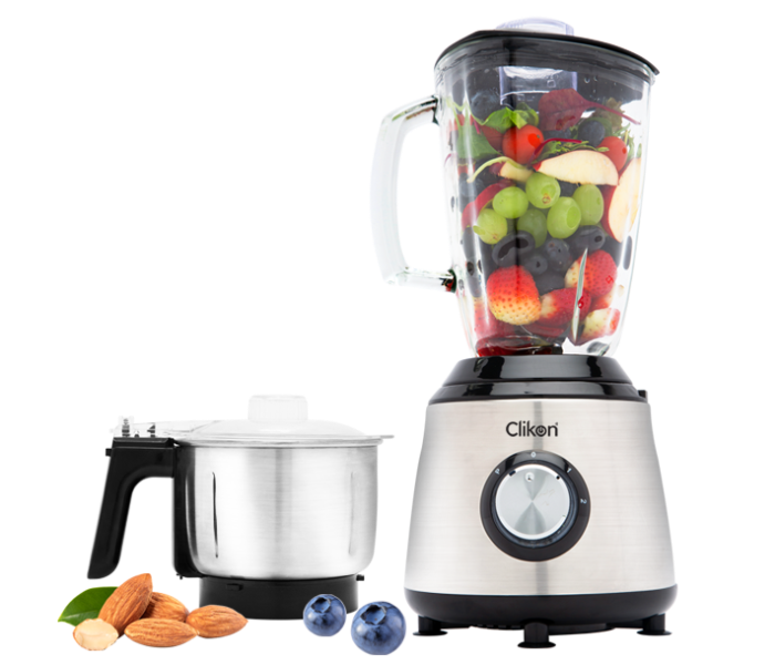 Clikon CK2622 600Watts Hexa Crystal Pro Blender - Black and Silver - Zoom Image