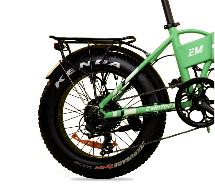 E-Motorad Doodle 350W Foldable Electric Bike - Green - Zoom Image 5