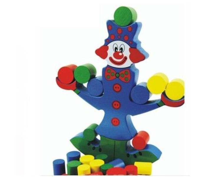 Generic 2107795 Problem Solving Clown Balance Beam Toy for Color and Size Recognition for Kids - Zoom Image 3