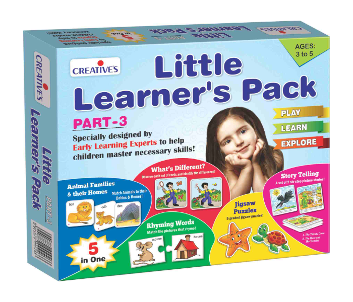 JMsouq Creative Educational CE00253 Little Learners Pack 3 Educational Game for Kids - Zoom Image 1