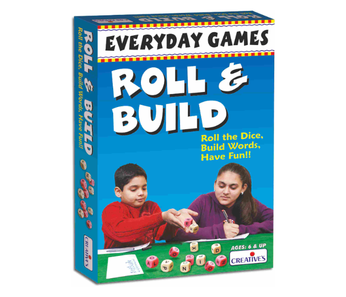 JMsouq Creative Educational CE01050 Everyday Games-Roll and Build Board Game for Kids - Zoom Image