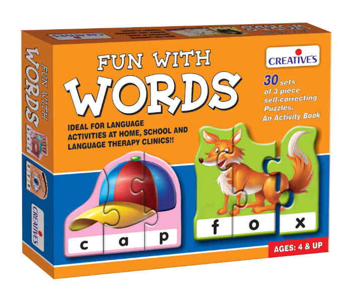 JMsouq Creative Educational CE00639 Fun with Words Educational Game for Kids - Zoom Image 1