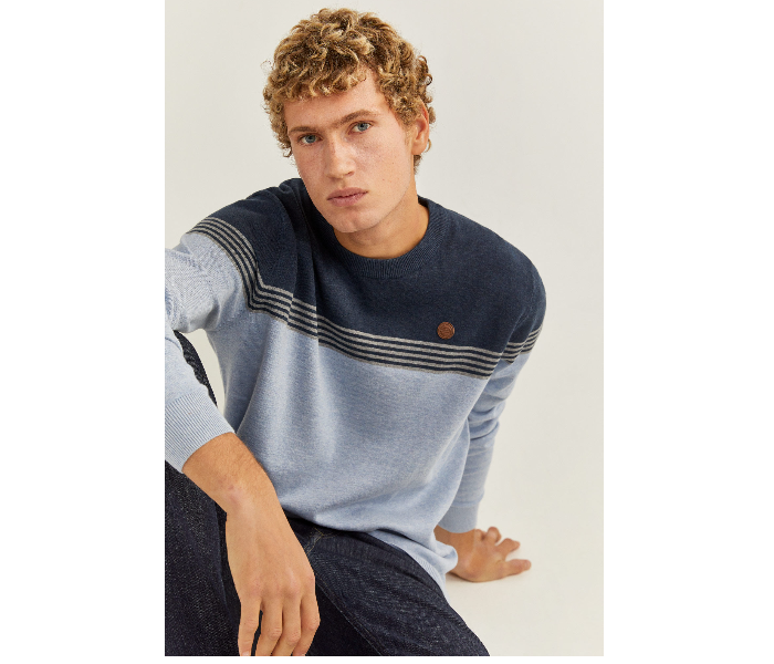 Springfield 141967611 Medium Knitwear for Men - Blue - Zoom Image 2