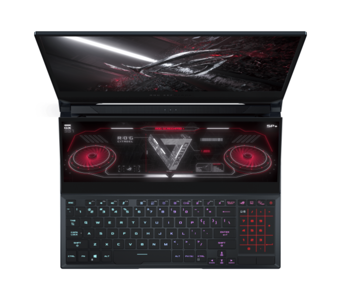 Asus Rog Zephyrus Duo 15 SE GX551QS-HF066T 15.6 Inch AMD Ryzen 9 5900HX 32GB RAM 2TB SSD 16GB NVIDIA Geforce RTX3080 Graphics Windows 10 Home - Black - Zoom Image 6