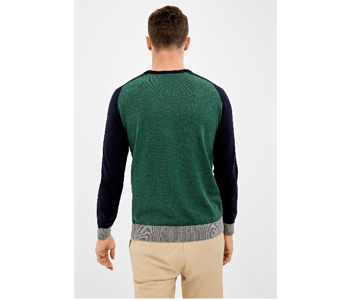 Springfield 140672811 XL Knitted Jumper for Men - Green - Zoom Image 2