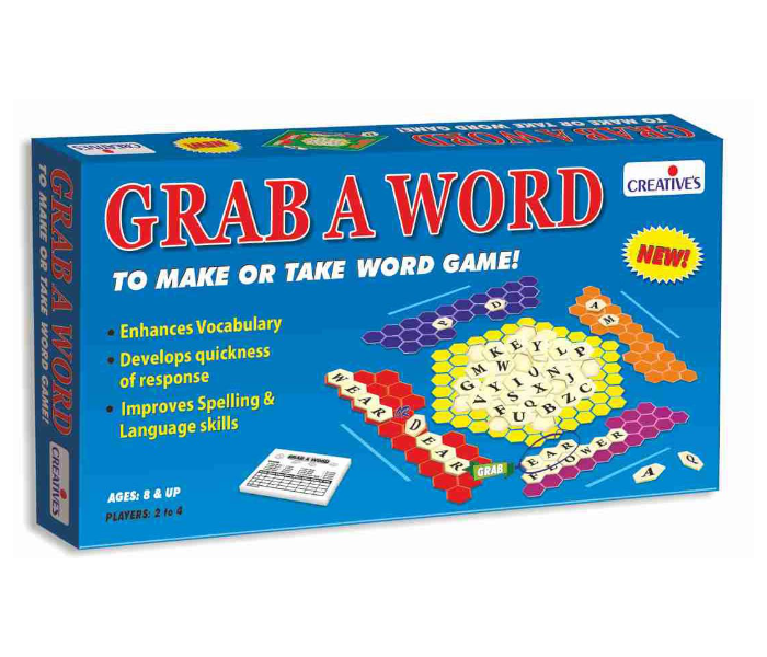 JMsouq Creative Educational CE00819 Grab A Word Game for Kids - Zoom Image