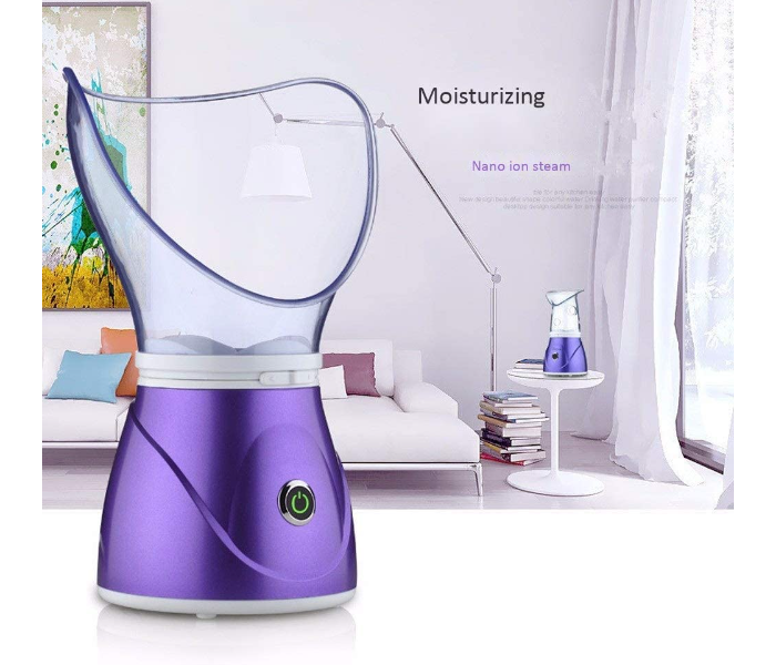 Professional Face Steamer with Facial Mist and Sauna Inhaler Spa - Purple - Zoom Image 2