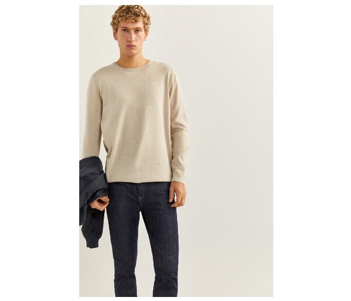 Springfield 140938751 Large Knitwear for Men - Beige - Zoom Image 1