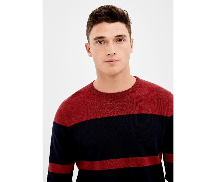 Springfield 140670160 Large Knitted Jumper for Men - Red - Zoom Image 3