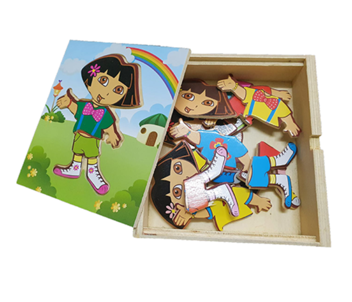 Generic 2107786 Set of 2 Dora the Explorer and Learning Numbers Puzzle for Kids - Zoom Image 2