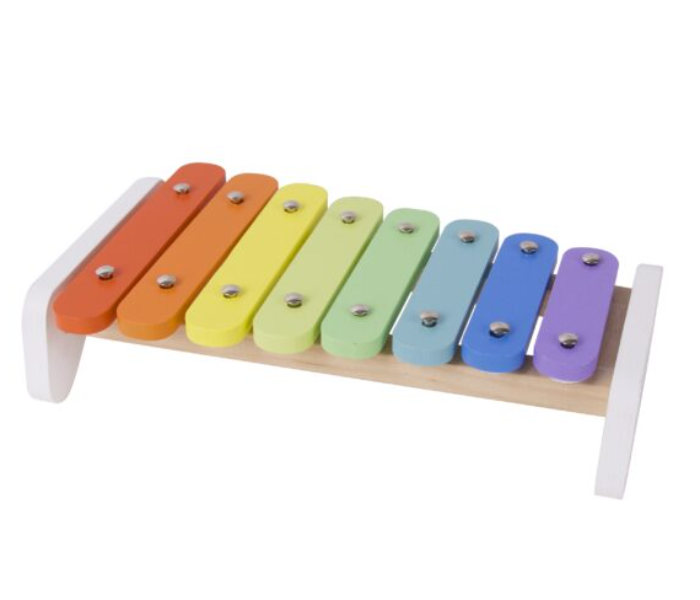 Classic World 40530 Wooden 8 Bar Xylophone Toy for Kids - Zoom Image 1