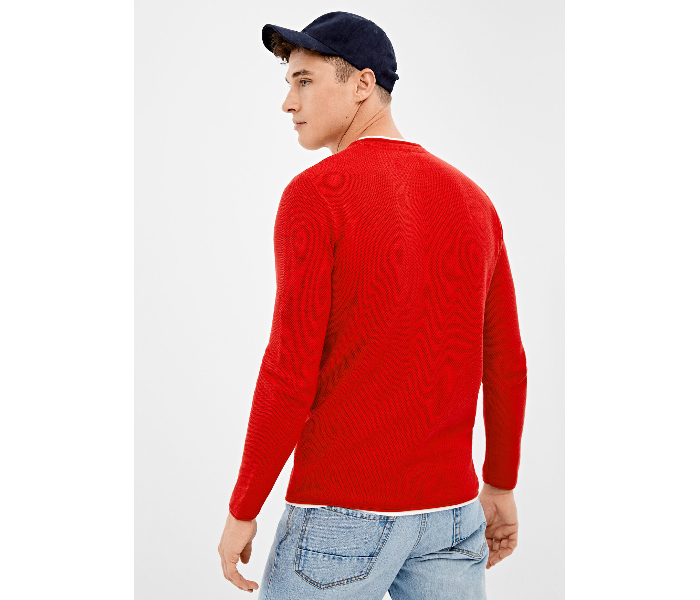 Springfield 140667161 XXL Knitted Jumper for Men - Red - Zoom Image 2