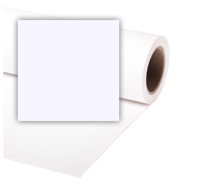 Manfrotto Colorama 1.35 X 11 Meter Paper Background - Arctic White - Zoom Image 1