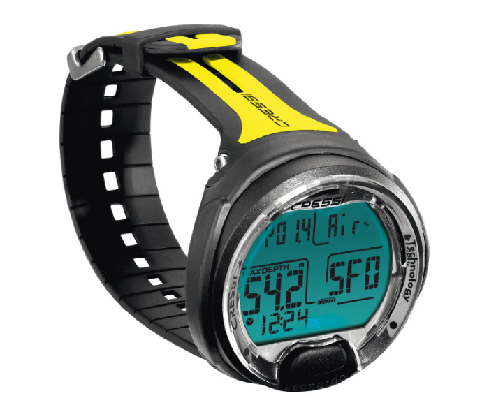 Cressi Leonardo Dive Computer - Black and Yellow - Zoom Image