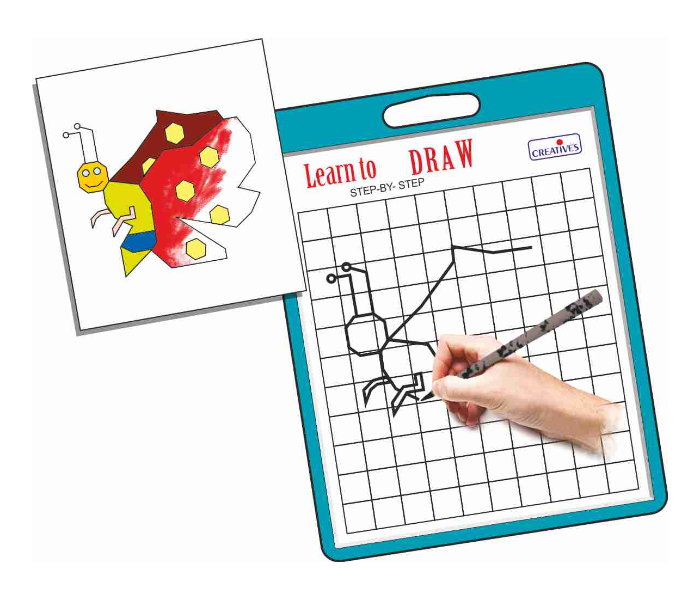 JMsouq Creative Educational CE01038 Learn to Draw I Educational Game for Kids - Zoom Image 2