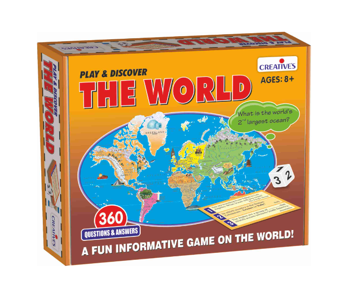 JMsouq Creative Educational CE00204 Play and Discover The World Game for kids - Zoom Image 1