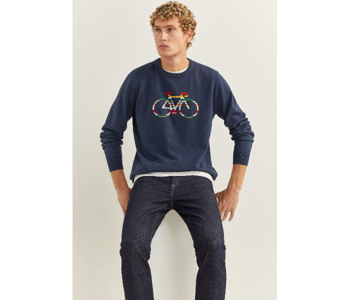 Springfield 141960911 XL Knitwear for Men - Dark Blue - Zoom Image 1