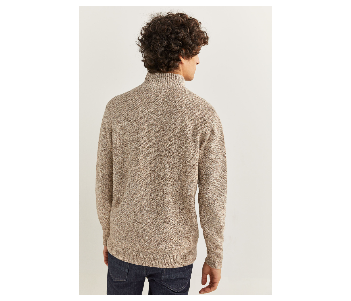 Springfield 023920854 Large Cardigan for Men - Beige - Zoom Image 3