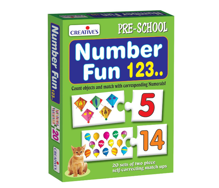 JMsouq Creative Educational CE00635 Number Fun Educational Game for Kids - Zoom Image