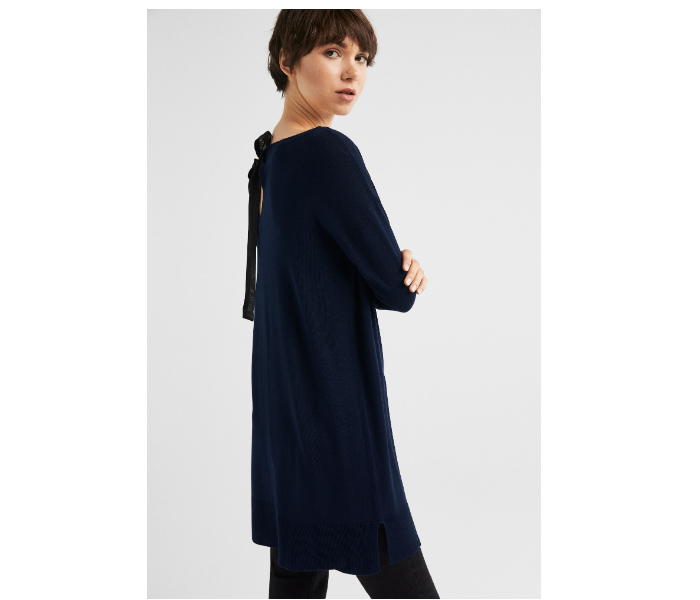 Springfield 133549919 Large Long Sleeve Knitwear For Women - Blue - Zoom Image 3