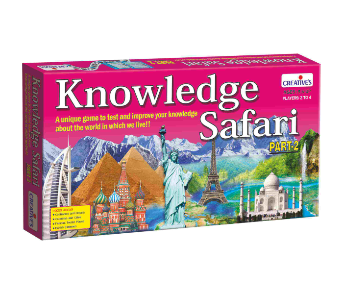 JMsouq Creative Educational CE00228 Knowledge Safari Part 2 Educational Game for Kids - Zoom Image 1