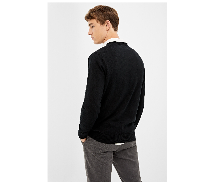 Springfield 140661201 XXL Knitted Jumper for Men - Black - Zoom Image 2