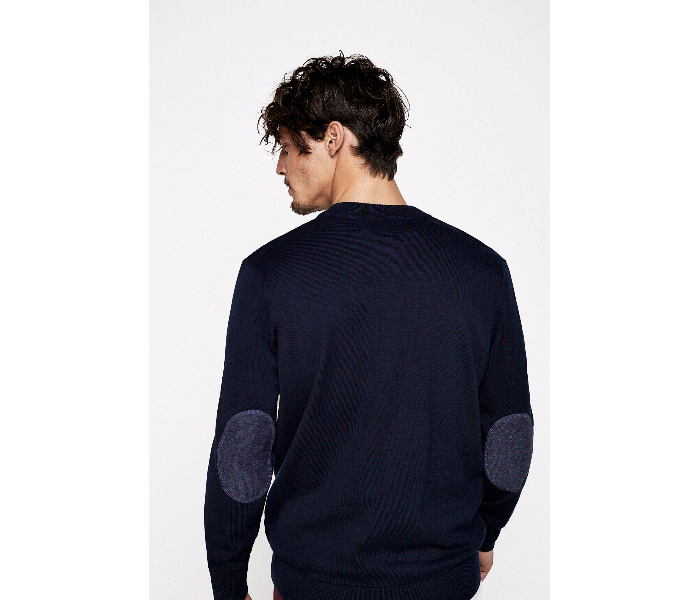 Springfield 141392911 XXL Cotton Knitwear for Men - Dark Blue - Zoom Image 2