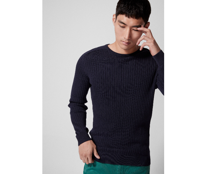 Springfield 140468711 XL Knitted Jumper for Men - Dark Blue - Zoom Image 2