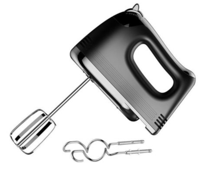 Belaco BHM-017 Speeds Function 2 Pcs Beaters Hand Mixer - Black - Zoom Image