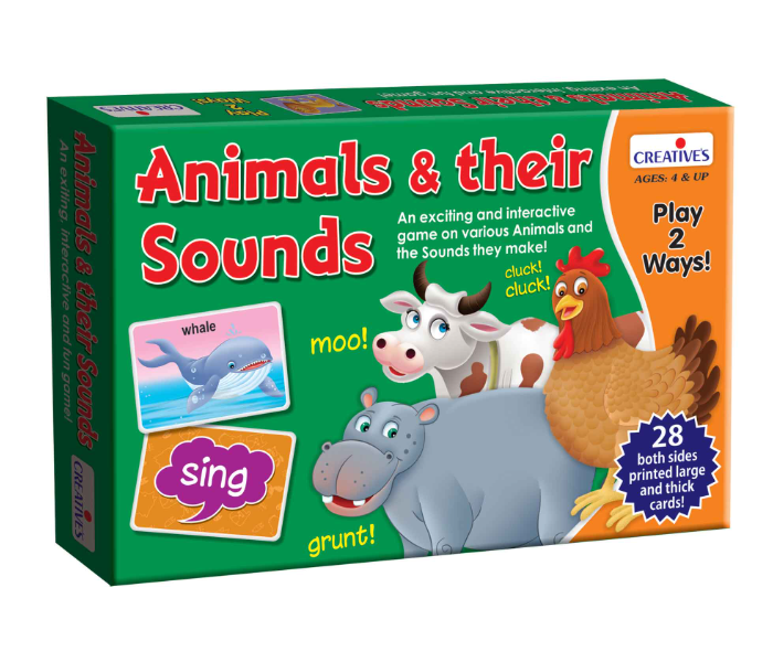 JMsouq Creative Educational CE00265 Animals and their Sounds Educational Game for Kids - Zoom Image 1