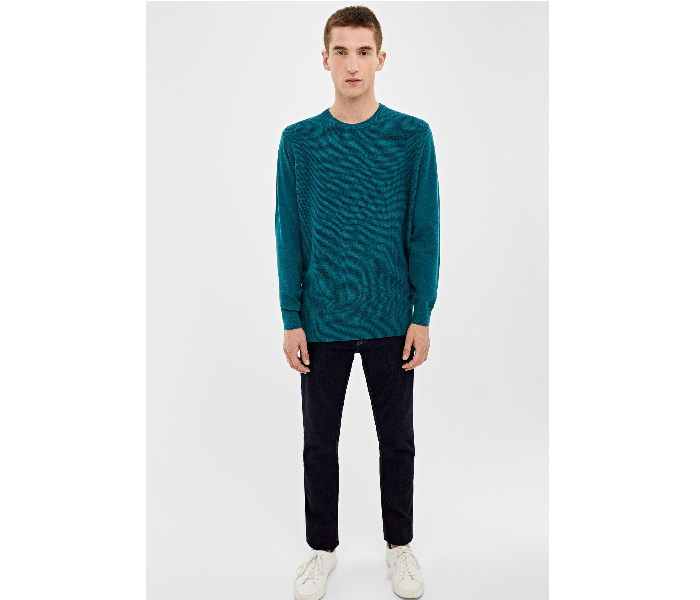 Springfield 140677989 XL Knitted Jumper for Men - Turquoise - Zoom Image 1