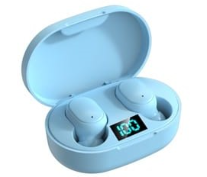 E6S TWS BT5.0 Wireless Headphones - Blue - Zoom Image