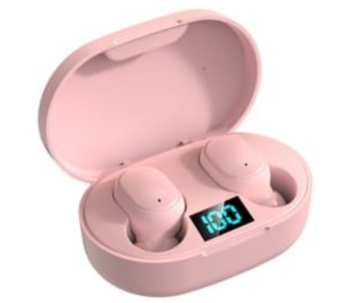 E6S TWS BT5.0 Wireless Headphones - Pink - Zoom Image