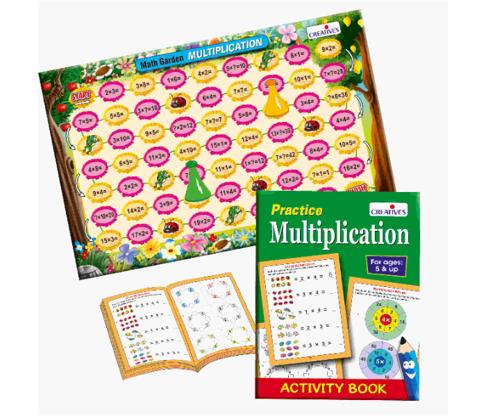 JMsouq Creative Educational CE01071 Practice Maths at Home Multiplication Educational Game for Kids - Zoom Image 2