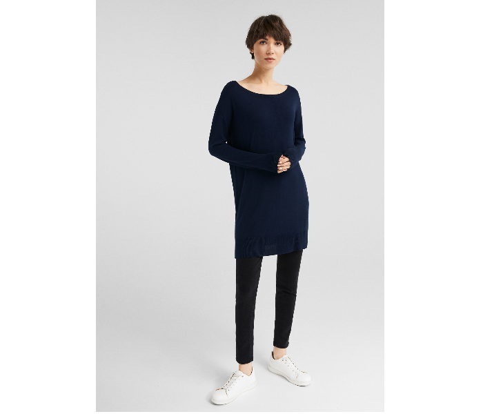 Springfield 133549919 Medium Long Sleeve Knitwear For Women - Blue - Zoom Image 1